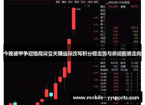 今晚德甲争冠格局突变关键战役改写积分榜走势与命运前景走向 今晚德甲争冠格局突变关键战役改写积分榜走势与命运前景走向